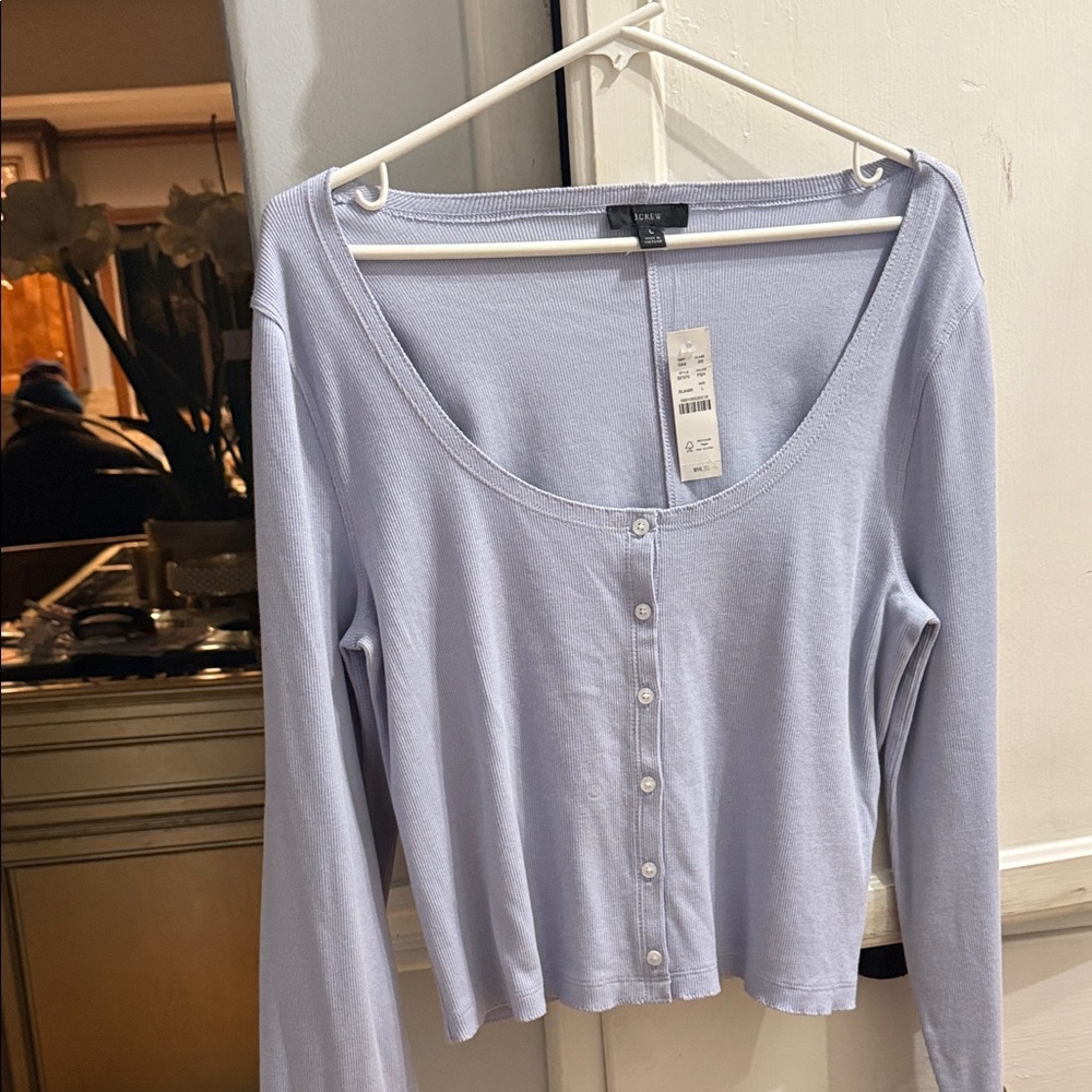 J. Crew Soft Lavender Button Down Shirt